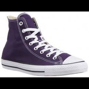 👟 Purple Converse Hi-Tops👟
